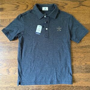 NWT Johnnie-O Charcoal Vanderbilt Polo Shirt size 8